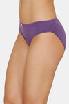 Zivame Anti-Microbial Low Rise Full Coverage Bikini Panty (Pack of 3) - Multicolor — thumbnail 8